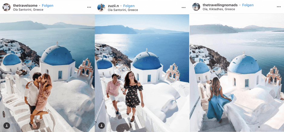 Find out more about Santorini and the role of #travelgram
