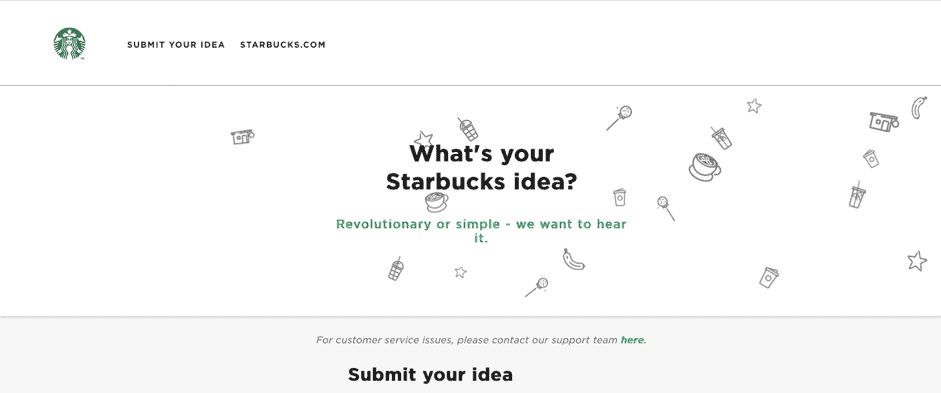 Starbucks ideas community