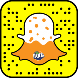 A Fanta Snapcode