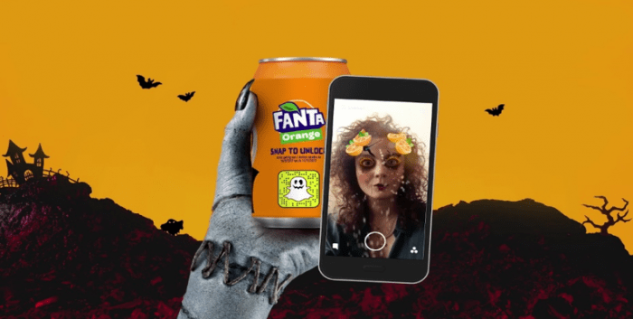Fanta’s Halloween Snapcode