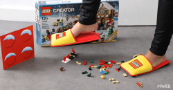 anti lego slippers preventing stepping on lego