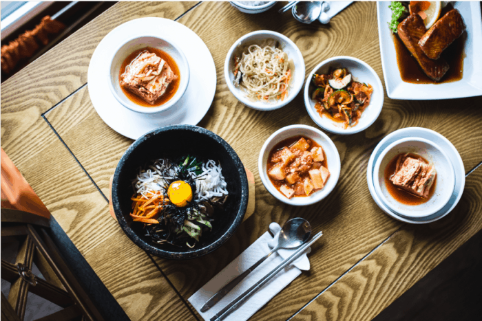 Typical Korean food