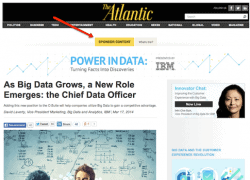 Great Sponsored Content Native Ad Example The Atlantic