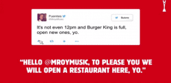 Example of Burger King responding to Angry Tweets (Advertolog, 2017)