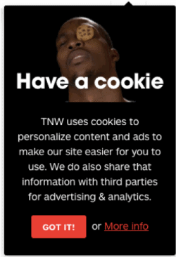 Cookies tracking your personal information