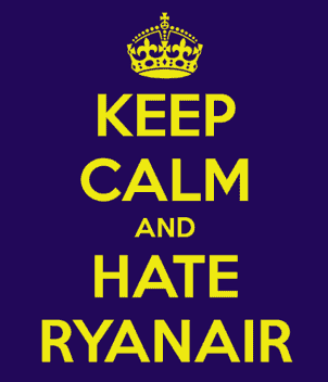 Keep calm and hate Ryanair (Keywordsuggest.org, 2017)