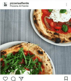 Photo of two pizzas at Pizzeria al Fienile
