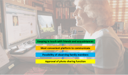 Main motivators for Older adults using Facebook as the most common social media
